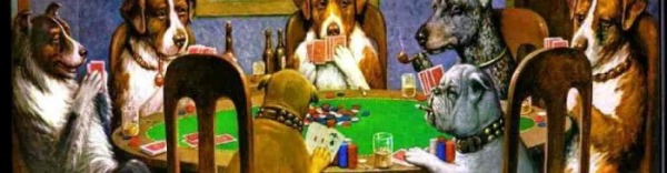 Perros jugando a poker